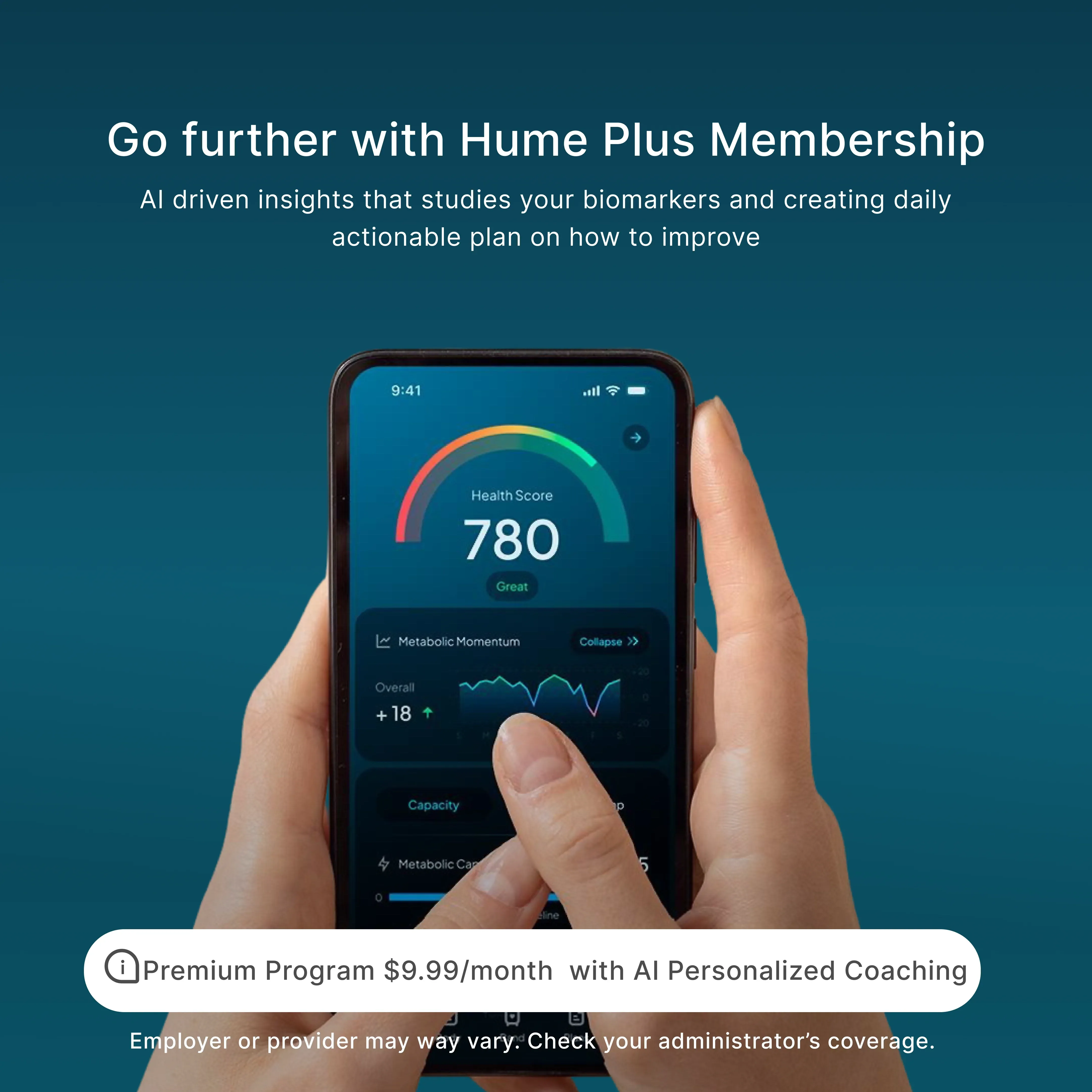 Hume Health Hume Band 2.0 Longevity & Health Tracker