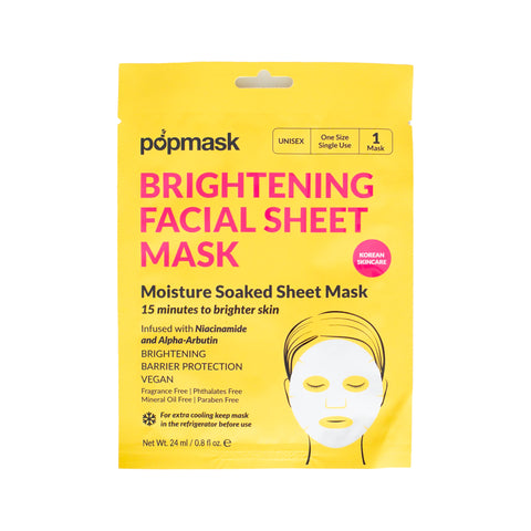 Popmask Brightening Facial Sheet Mask