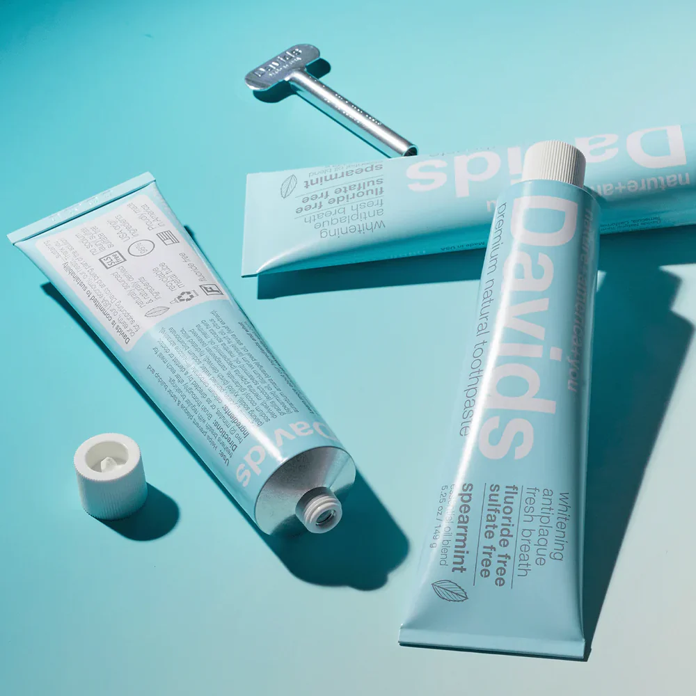 Davids Premium Toothpaste (Spearmint)