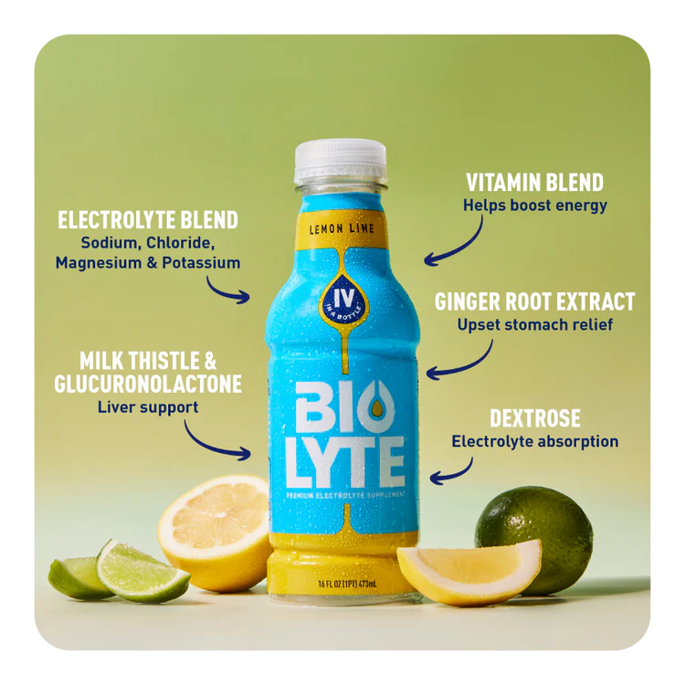 BIOLYTE® Hydration Electrolyte Drink (Lemon Lime)