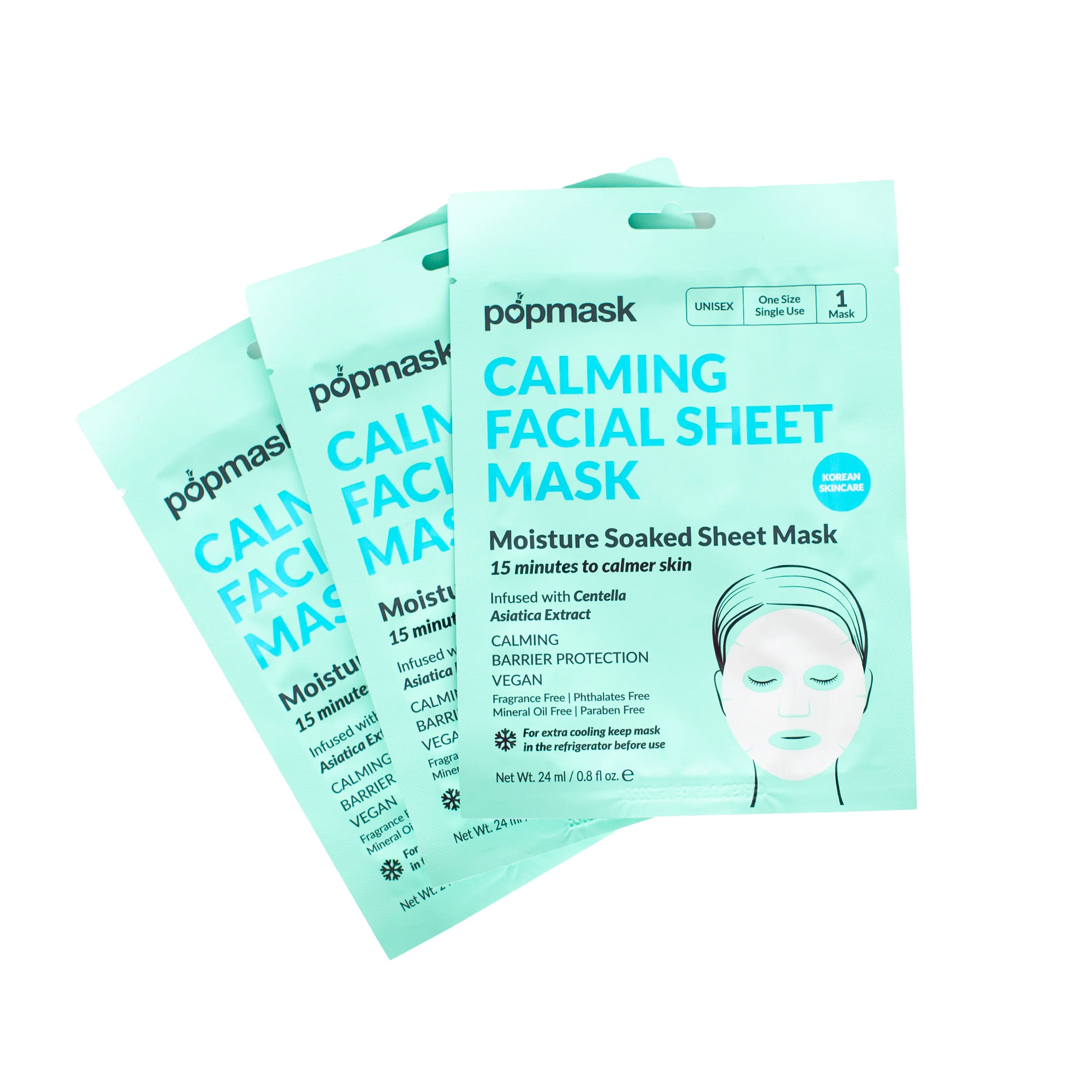 Popmask Calming Facial Sheet Mask