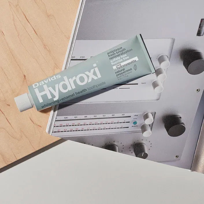 Davids Hydroxi™ Whitening+Enamel Health Nano Hydroxyapatite Premium Toothpaste (Peppermint)