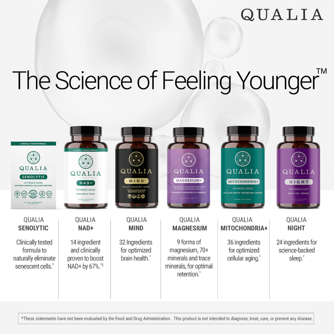 Qualia Mitochondria+ - Amplify Cellular Energy for Longevity