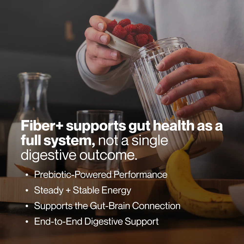 Momentous Fiber+ Prebiotic Fiber Powder (10-Travel-Packs) - NSF Certified For Sport