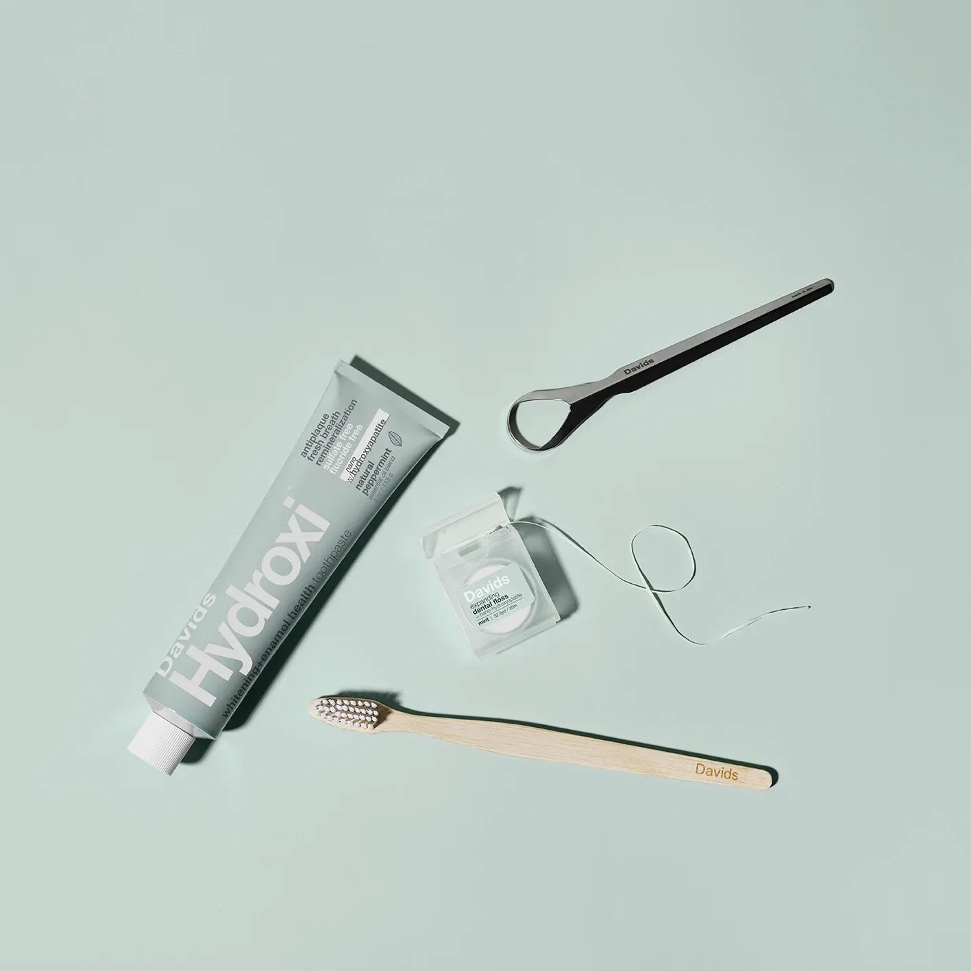 Davids Hydroxi™ Whitening+Enamel Health Nano Hydroxyapatite Premium Toothpaste (Peppermint)