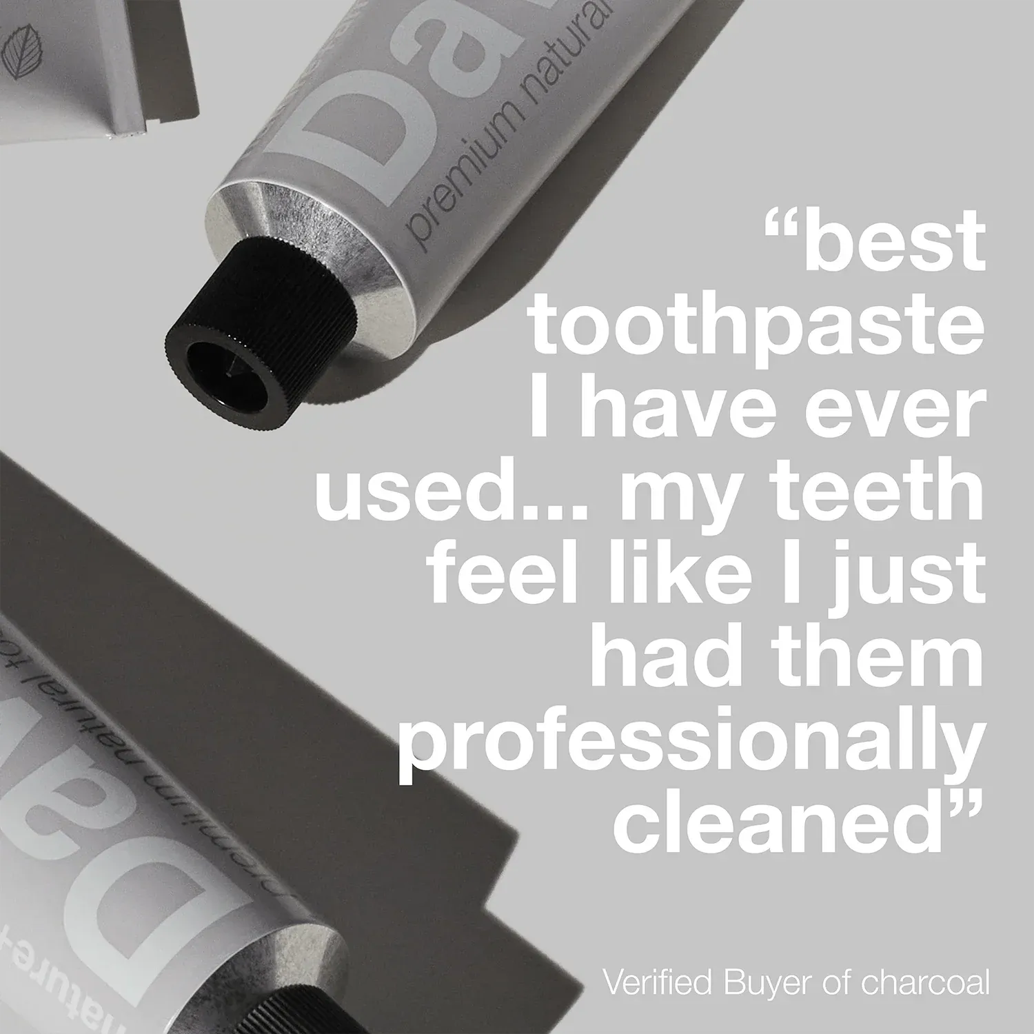 Davids Premium Toothpaste (Charcoal+Peppermint)