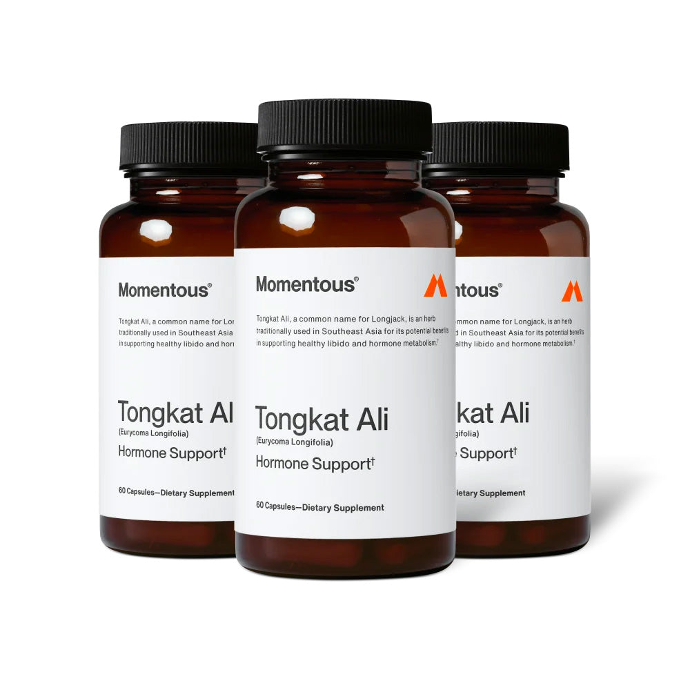 Momentous Tongkat Ali 400 mg Capsules, Hormone Support | 60 Count