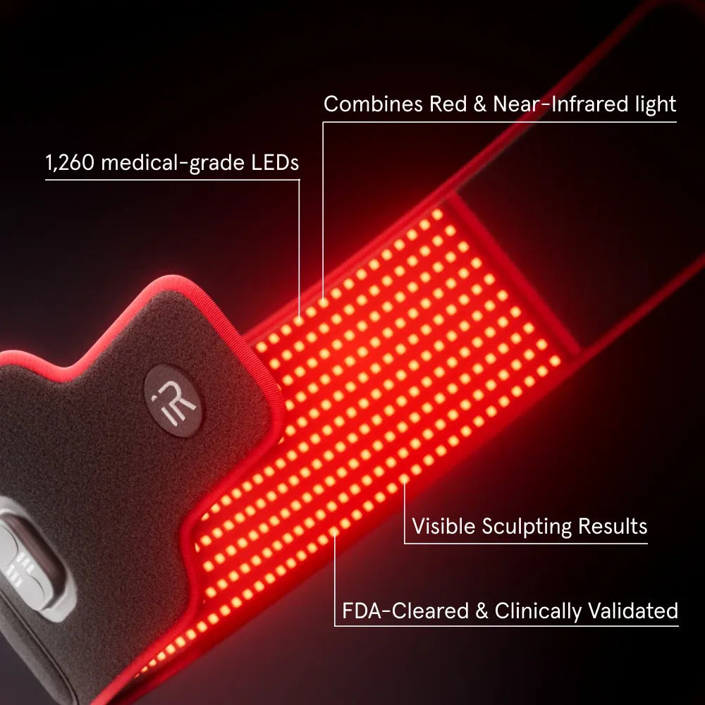 iRESTORE Sculpt LED Belt FDA-Cleared Red Light Therapy