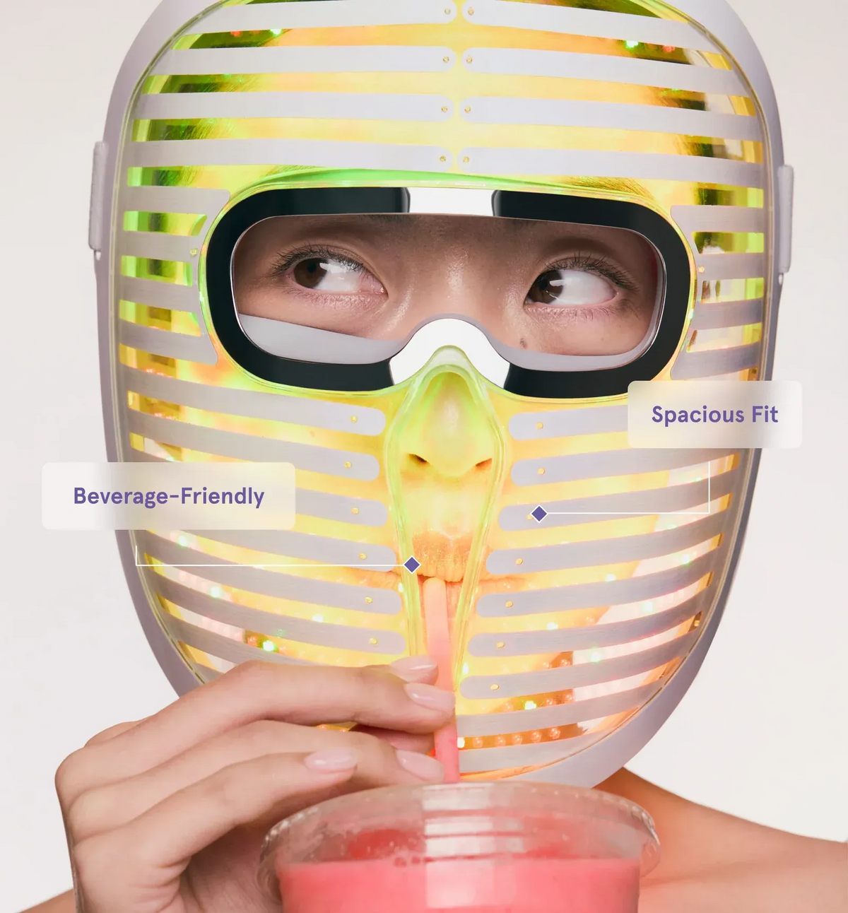 iRESTORE Laser Face Mask Pro LED Red Light Therapy