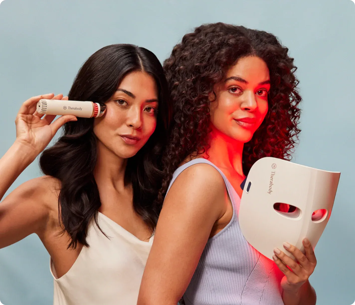 Theraface Anti-Aging Bundle by Therabody | LED Light Therapy & Skincare Set
