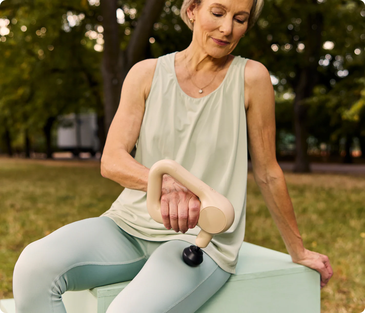 Theragun Relief (Sand) Percussion Massage Gun by Therabody