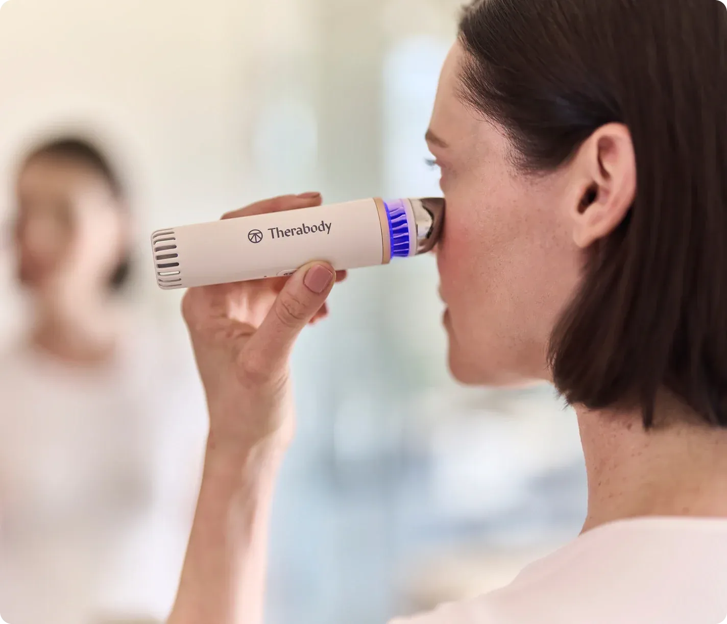 Theraface Anti-Aging Bundle by Therabody | LED Light Therapy & Skincare Set