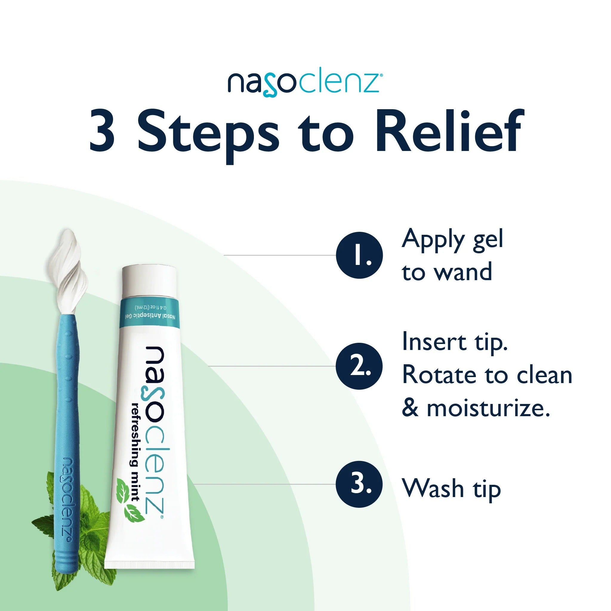 Nasoclenz™ PRO Reusable Wand (Refreshing Mint)