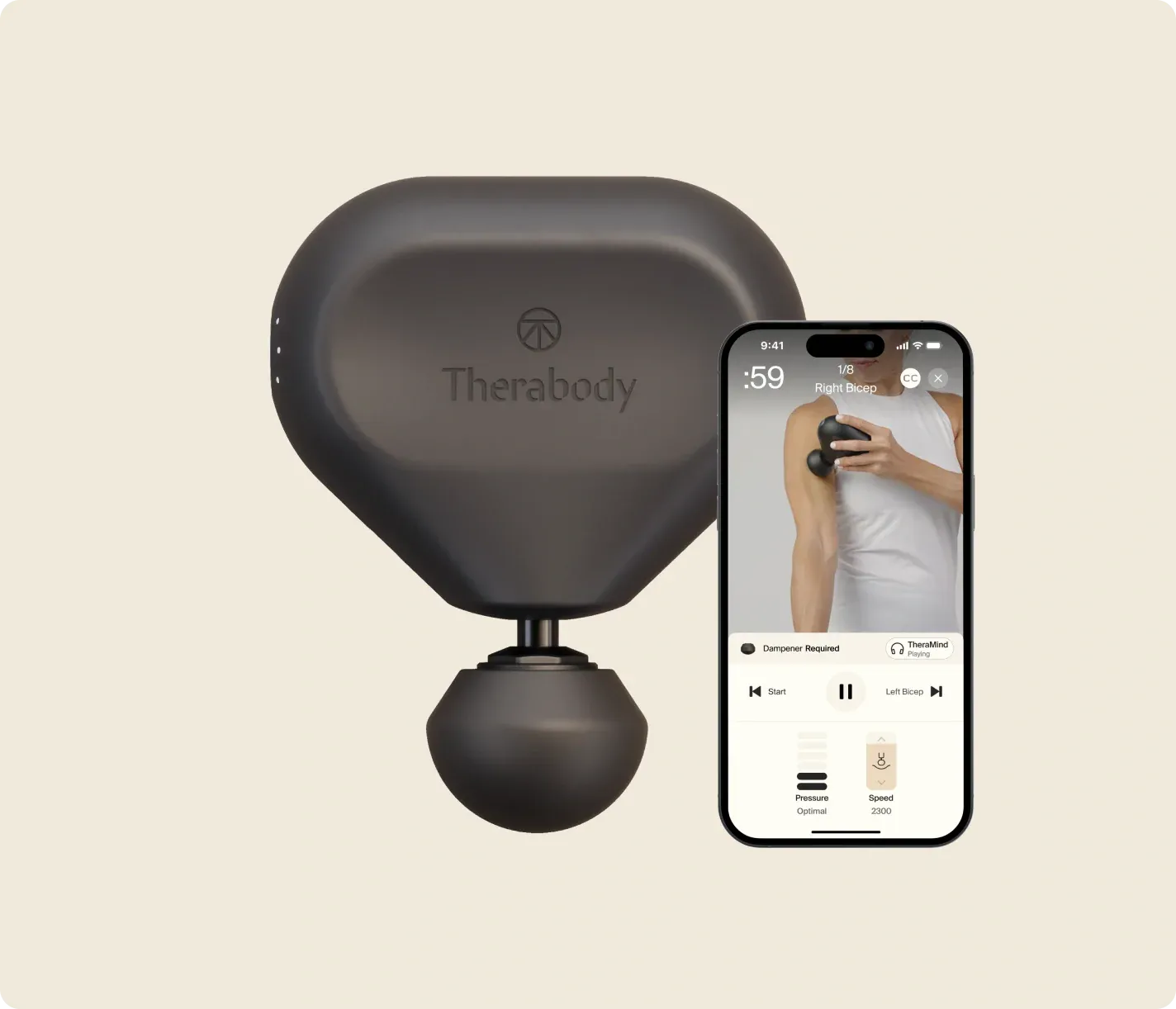 Theragun Mini (3rd Gen) by Therabody - Portable Massage Gun (Black)