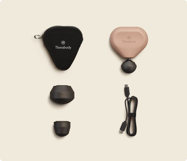 Theragun Mini (3rd Gen) by Therabody - Portable Massage Gun (Desert Rose)