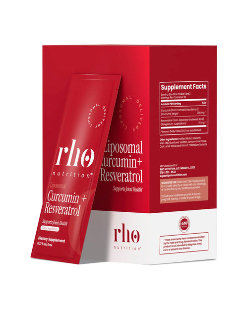 Rho Nutrition Curcumin + Resveratrol (Travel Packs)