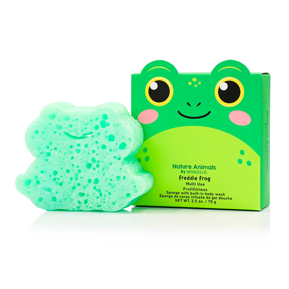 Spongellé® Body Wash Infused Nature Animals Buffer - Freddie Frog (Fruitilicious)