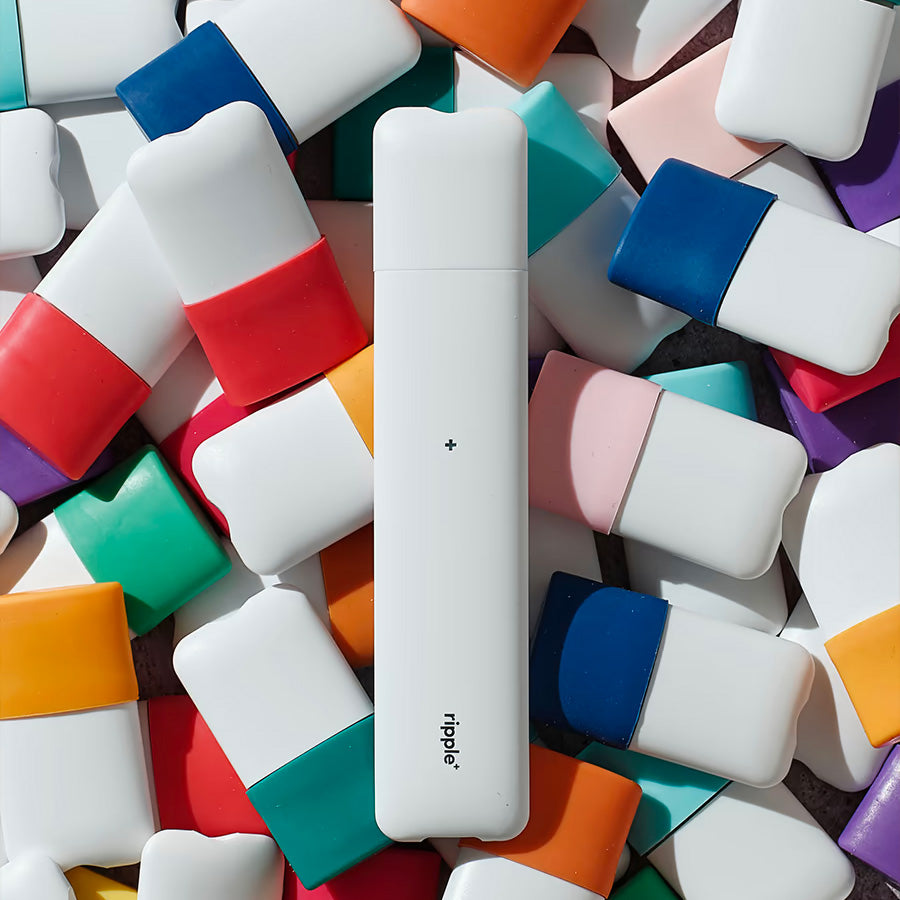 Ripple+ Zero Nicotine Pod Starter Kit | The Most Advanced Puff-Able Tech | Four-Formula Starter Kit | Vegan-Friendly + Organic Formulas Ripple+ Zero Nicotine Pod Starter Kit | The Most Advanced Puff-Able Tech | Four-Formula Starter Kit | Vegan-Friendly + Organic Formulas