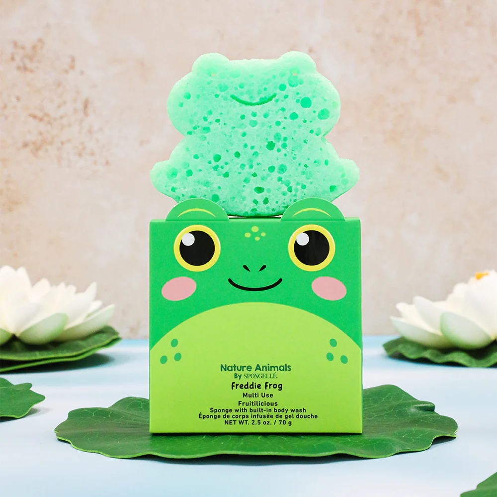 Spongellé® Body Wash Infused Nature Animals Buffer - Freddie Frog (Fruitilicious)