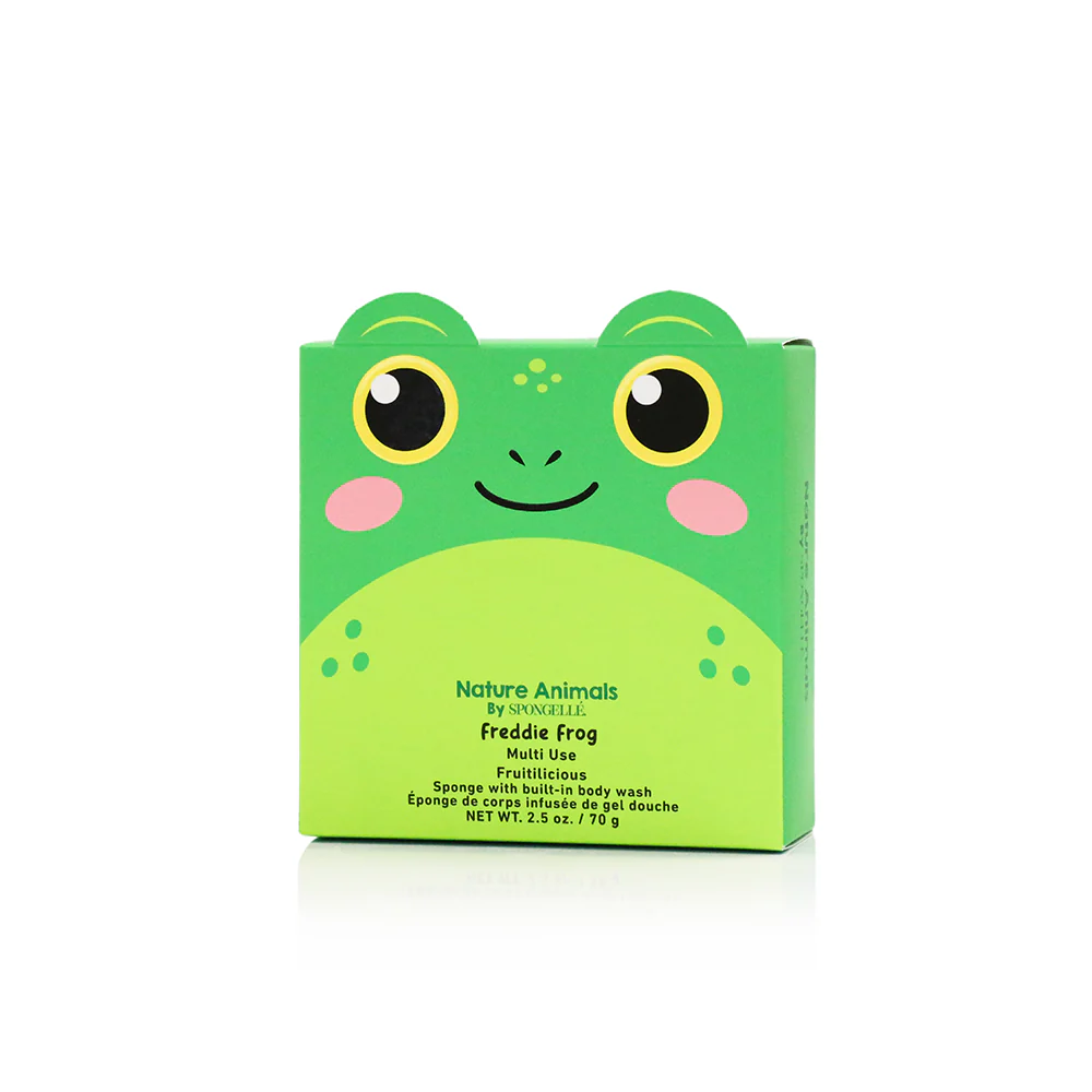 Spongellé® Body Wash Infused Nature Animals Buffer - Freddie Frog (Fruitilicious)