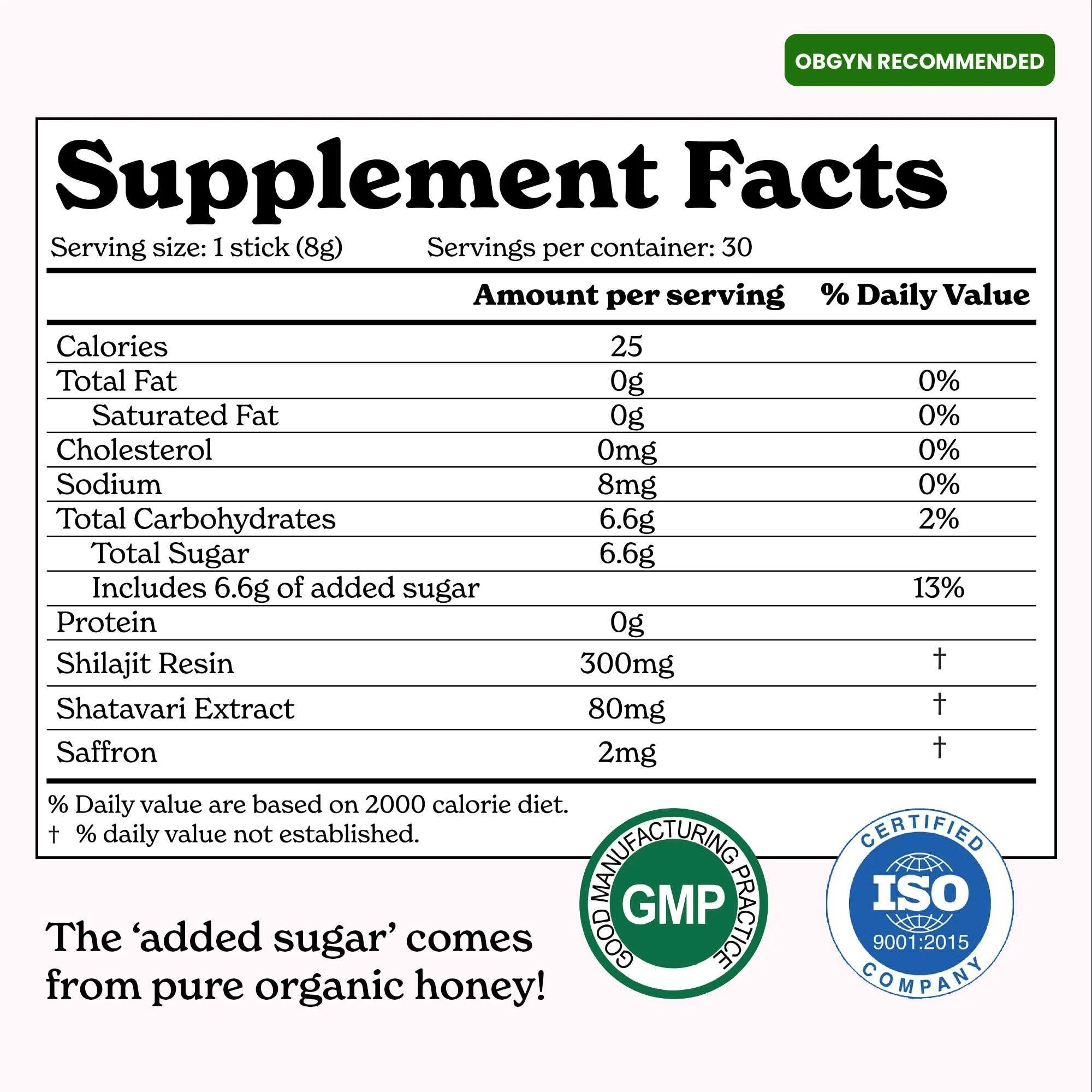 BetterAlt Women's SHE-Lajit Honey Sticks for Hormonal Balance & Energy (Strawberry)