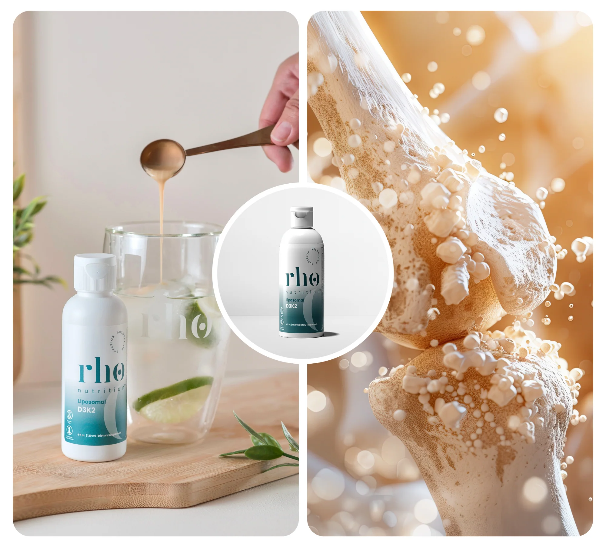 Rho Nutrition Liposomal D3K2 (30 Servings)
