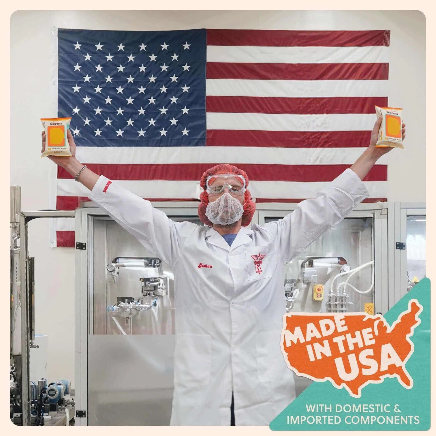 Norms Medicated Hemorrhoid Wipes with Witch Hazel and Aloe