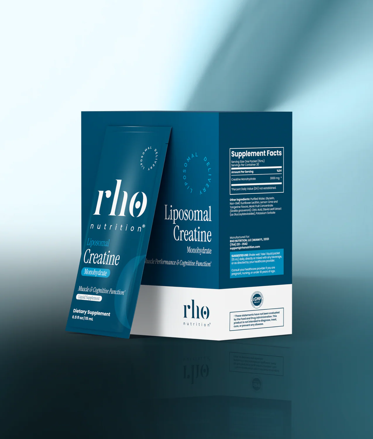 Rho Nutrition Liposomal Creatine Monohydrate (Travel Packs)