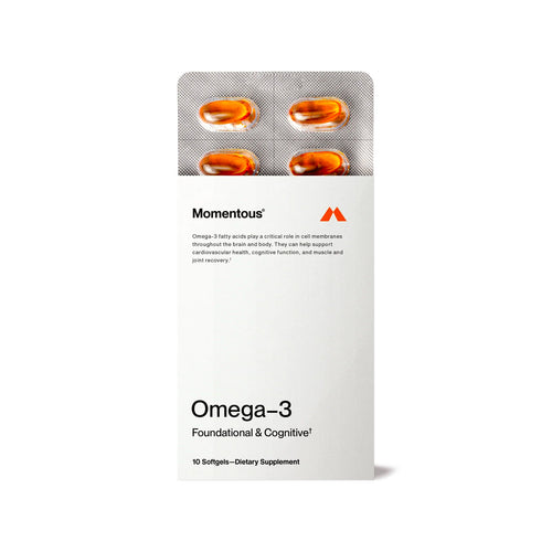 Momentous Omega-3 Softgel Capsules (5 Day Travel Pack) - NSF Certified Fish Oil