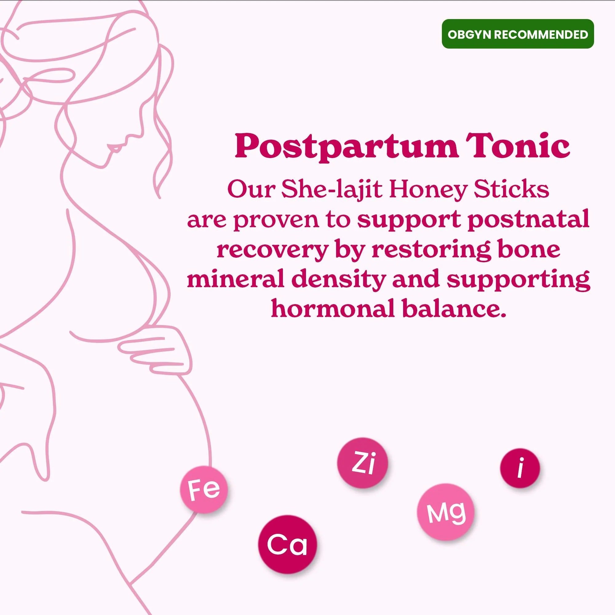 BetterAlt Women's SHE-Lajit Honey Sticks for Hormonal Balance & Energy (Strawberry)