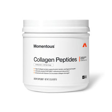 Momentous Grass-Fed Collagen Peptides (30 Serving Jar) - NSF Certified For Sport