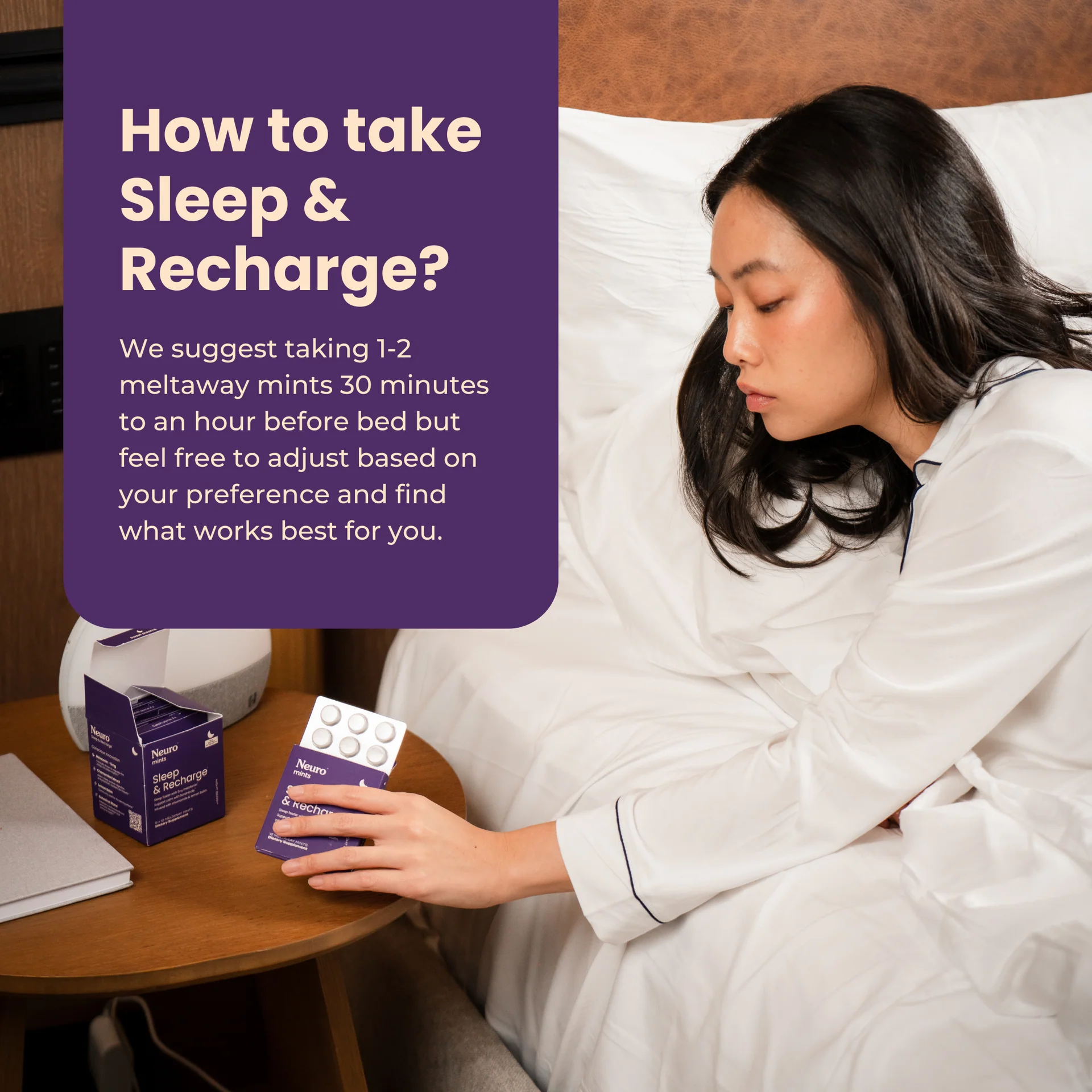 Neuro Extra Strength Sleep & Recharge™ Meltaway Mints (5mg)