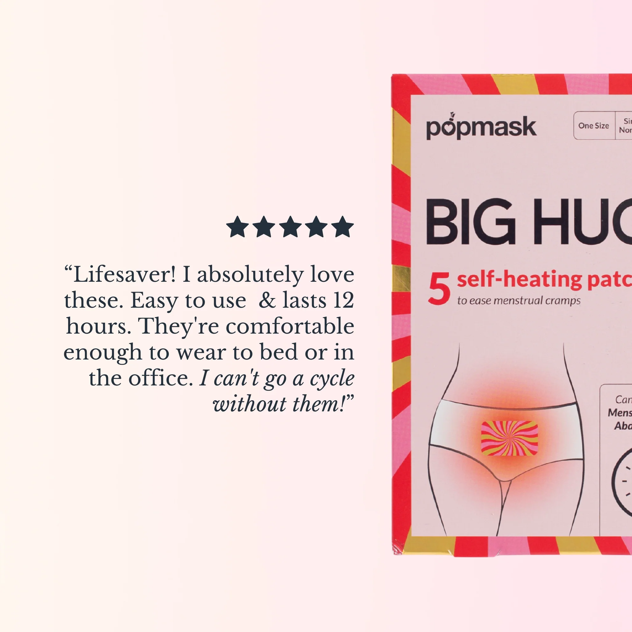 Popmask Big Hug Self-Heating Patches
