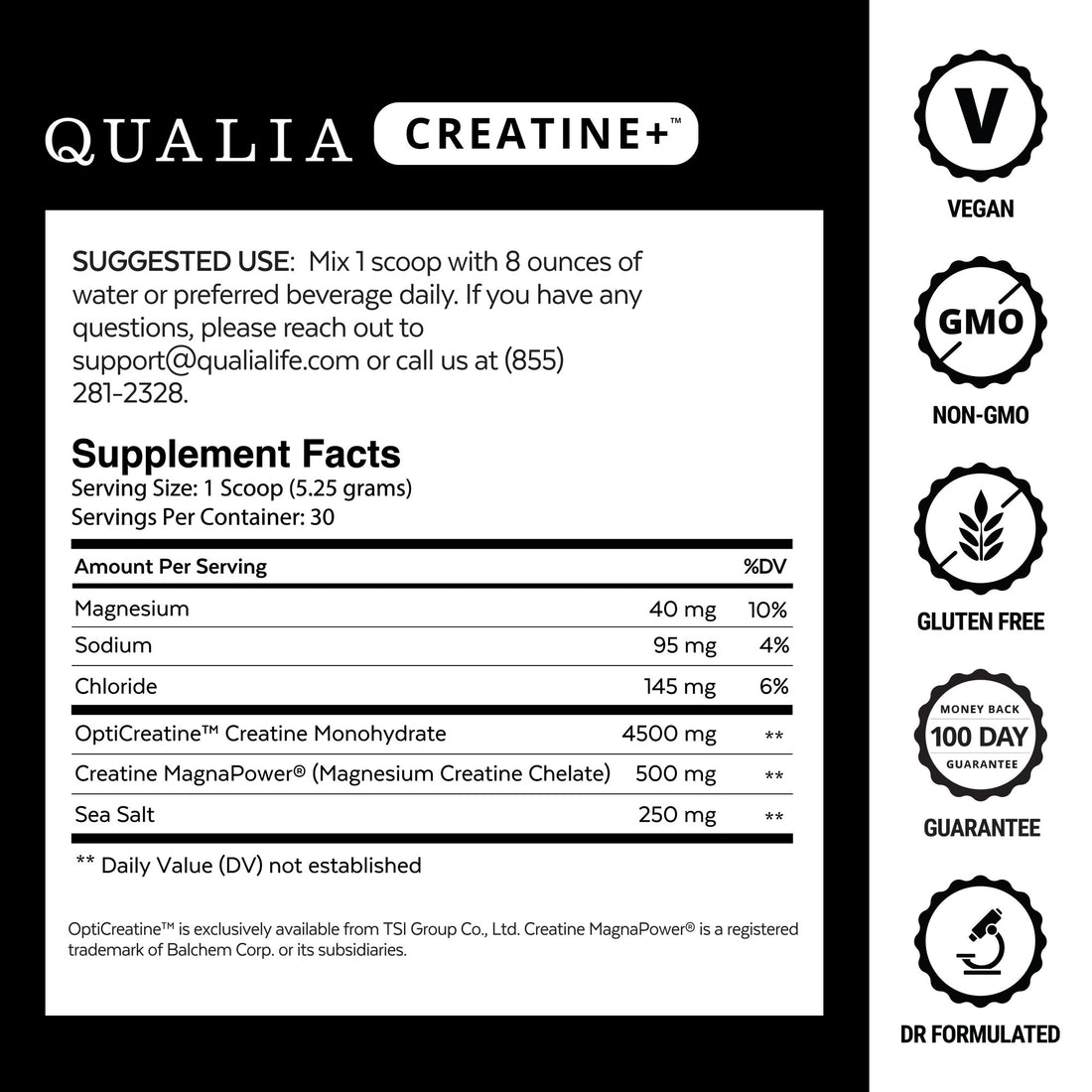 Qualia Creatine+ - Advanced Creatine Complex For Muscle and Brain Health