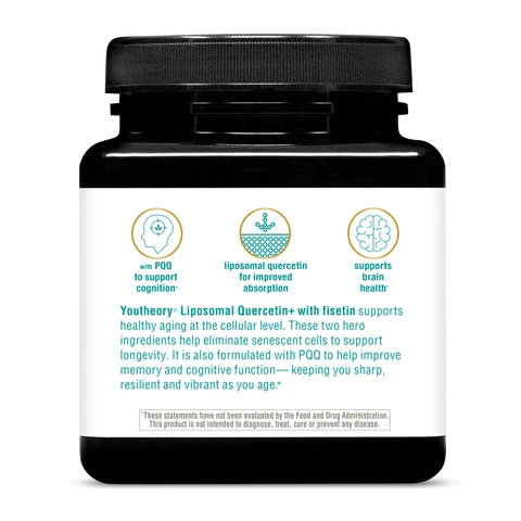 Youtheory® Liposomal Quercetin+ Senolytic Cellular Cleanse