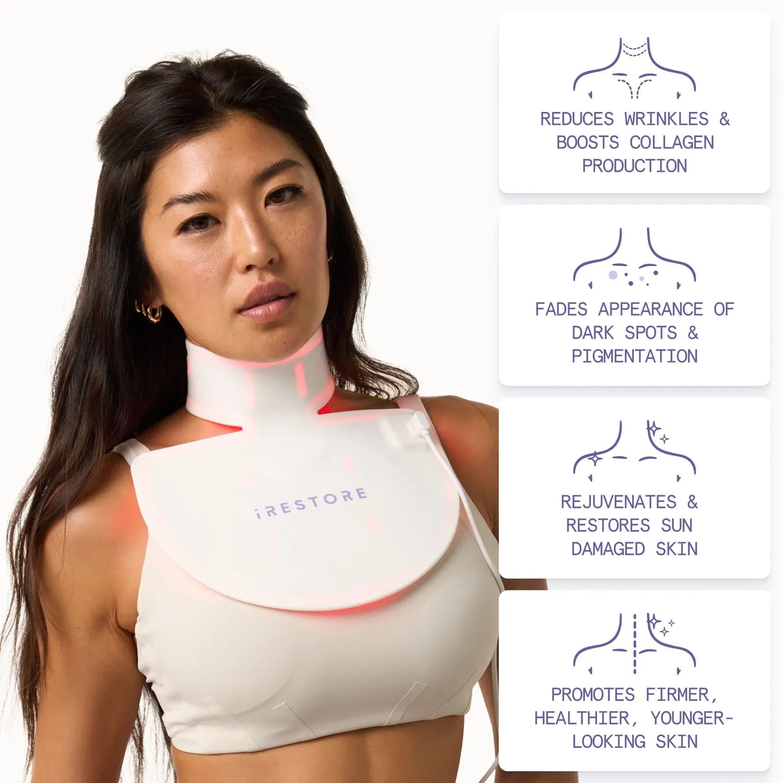 iRESTORE Illumina Chest & Neck Mask - HSA/FSA Eligible