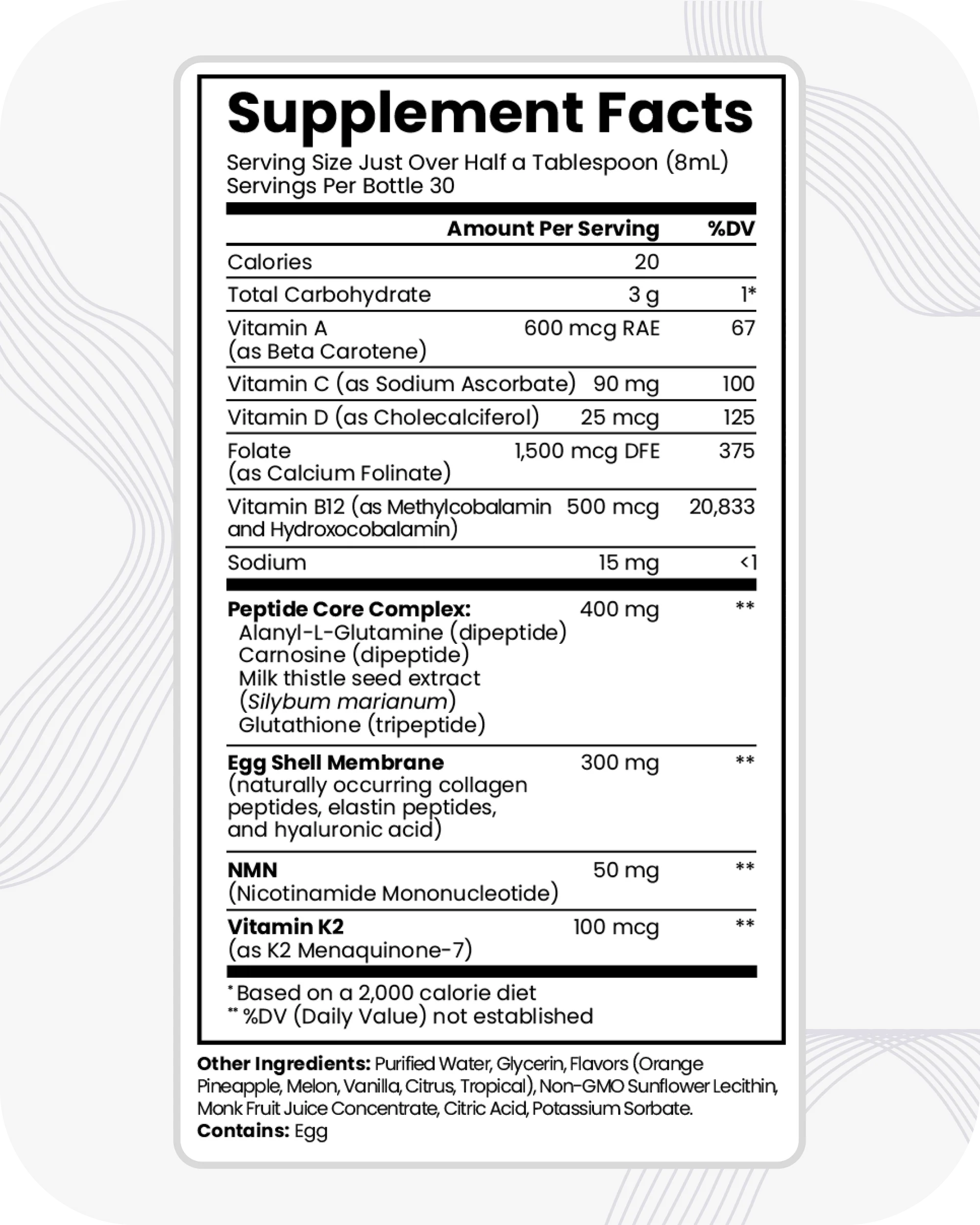 Rho Nutrition Liposomal Multi Peptide Daily (30 Servings)