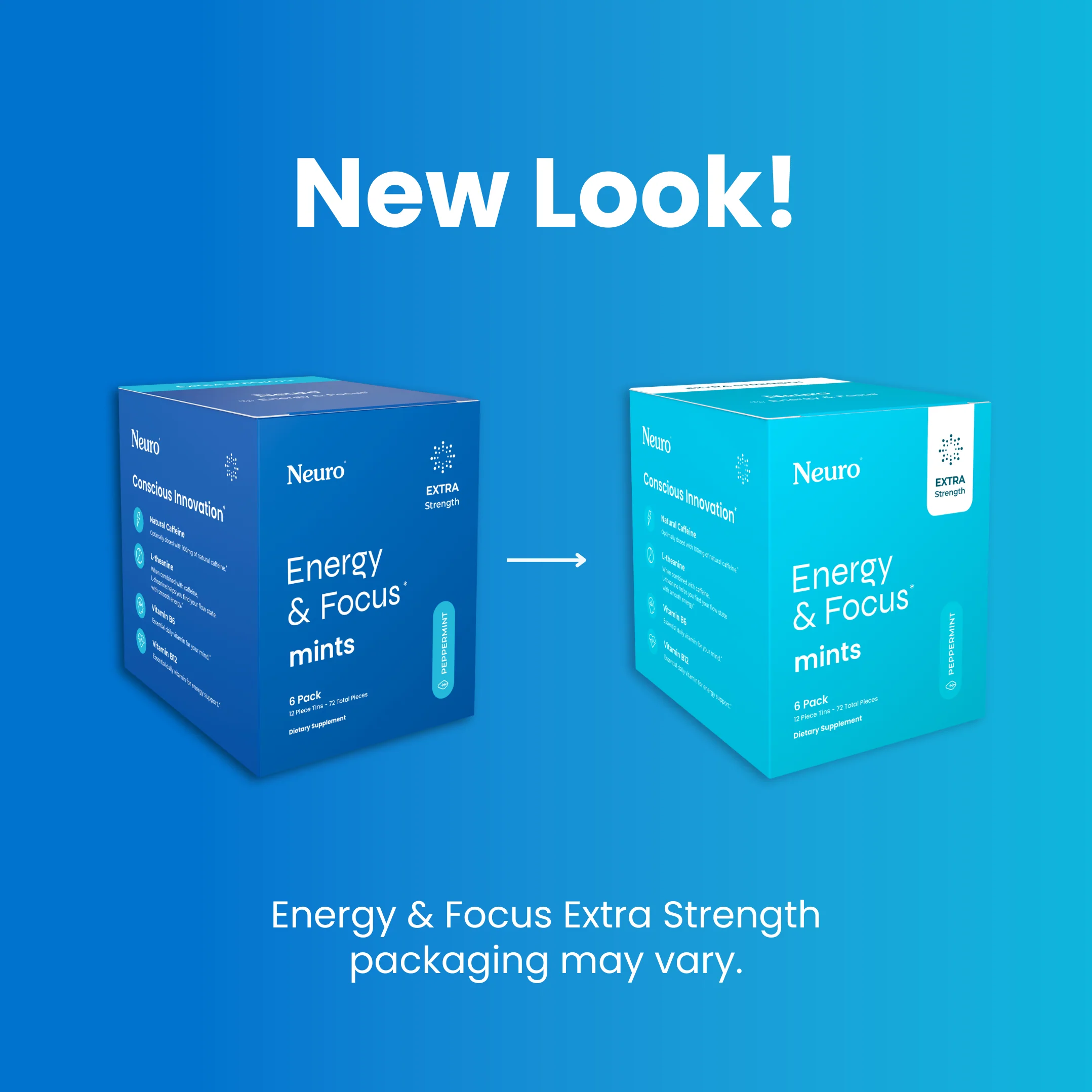 Neuro Extra Strength Energy & Focus™ Mints (Peppermint)