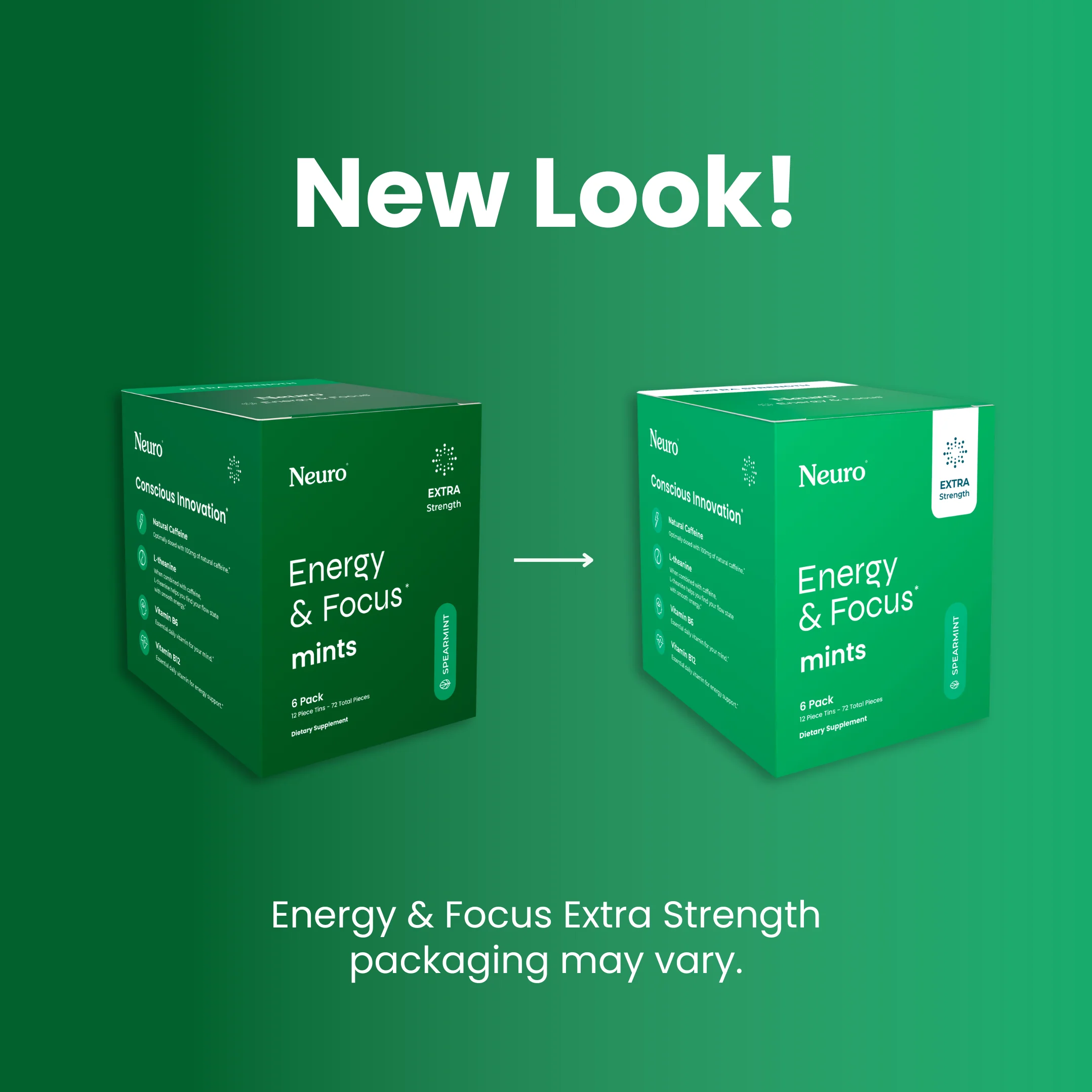 Neuro Extra Strength Energy & Focus™ Mints (Spearmint)