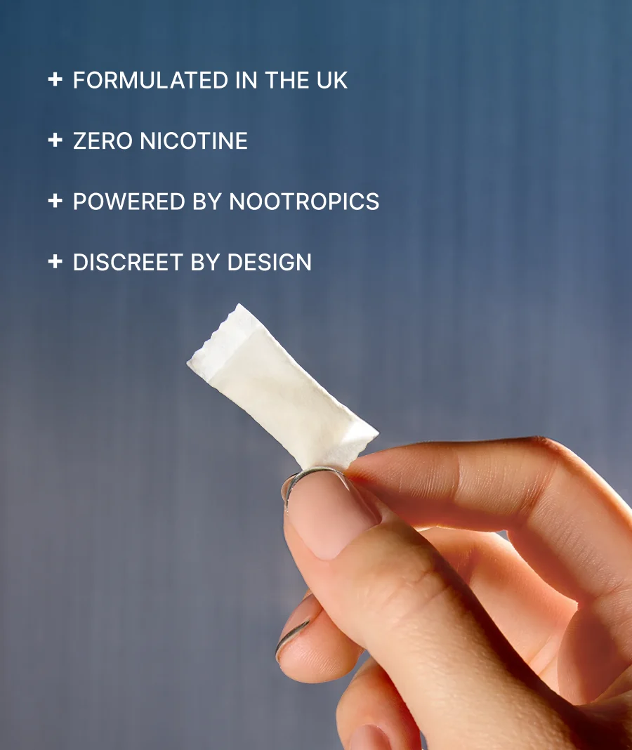 ripple⁺ Nootropic Pouches Caffeine & L-Theanine (Flow Spearmint)