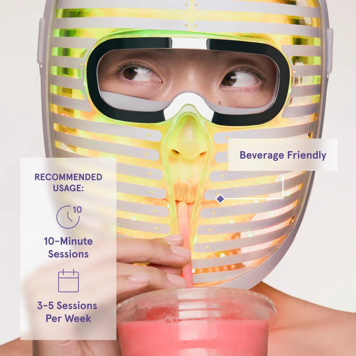 iRESTORE Laser Face Mask Pro LED Red Light Therapy