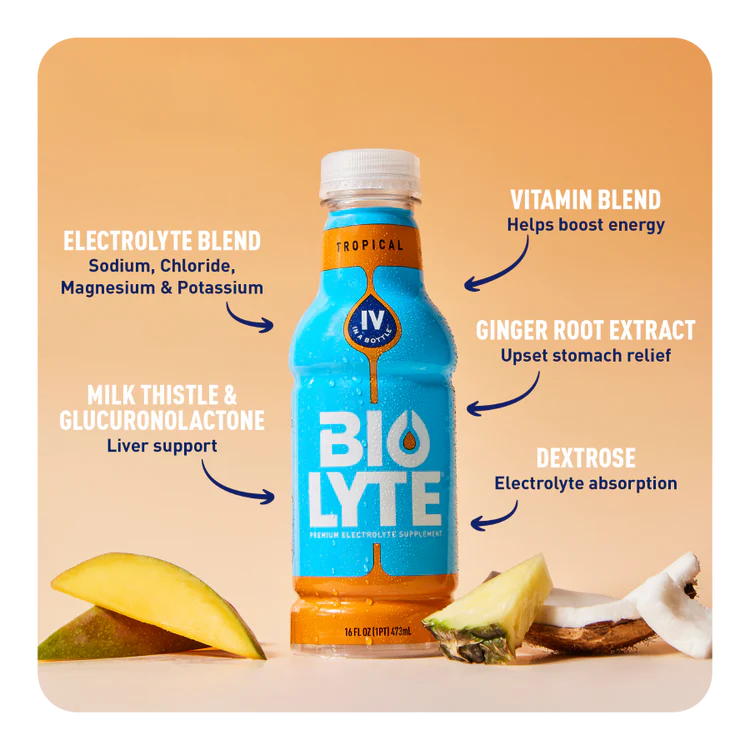 BIOLYTE® Hydration Electrolyte Drink (Tropical)