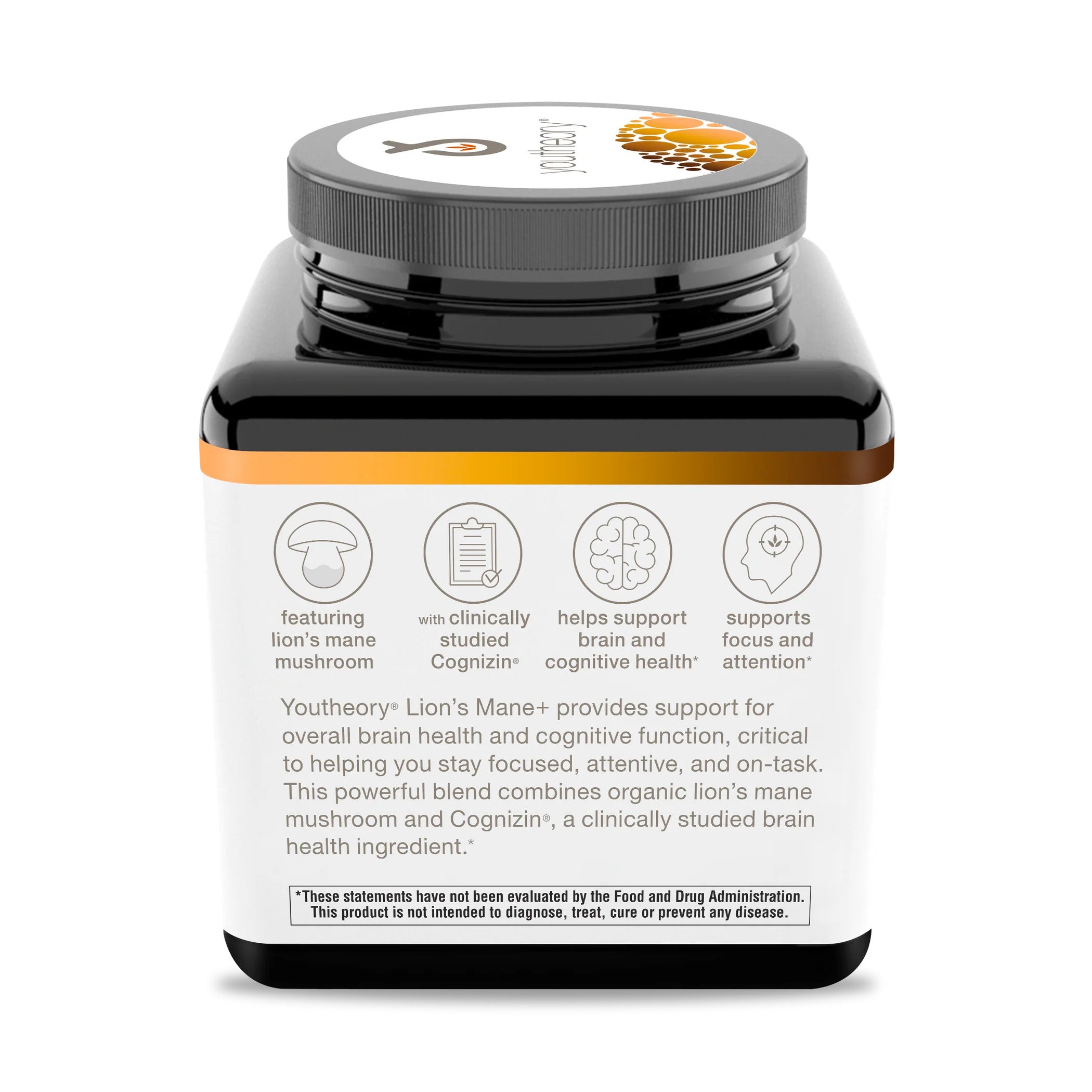 Youtheory® Lion's Mane+ Brain Health & Cognitive Function
