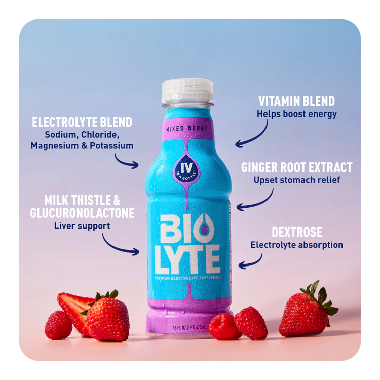 BIOLYTE® Hydration Electrolyte Drink (Mixed Berry)