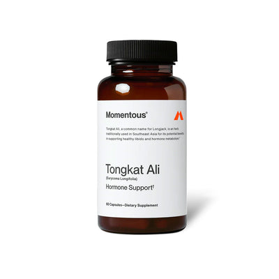 Momentous Tongkat Ali 400 mg Capsules, Hormone Support | 60 Count