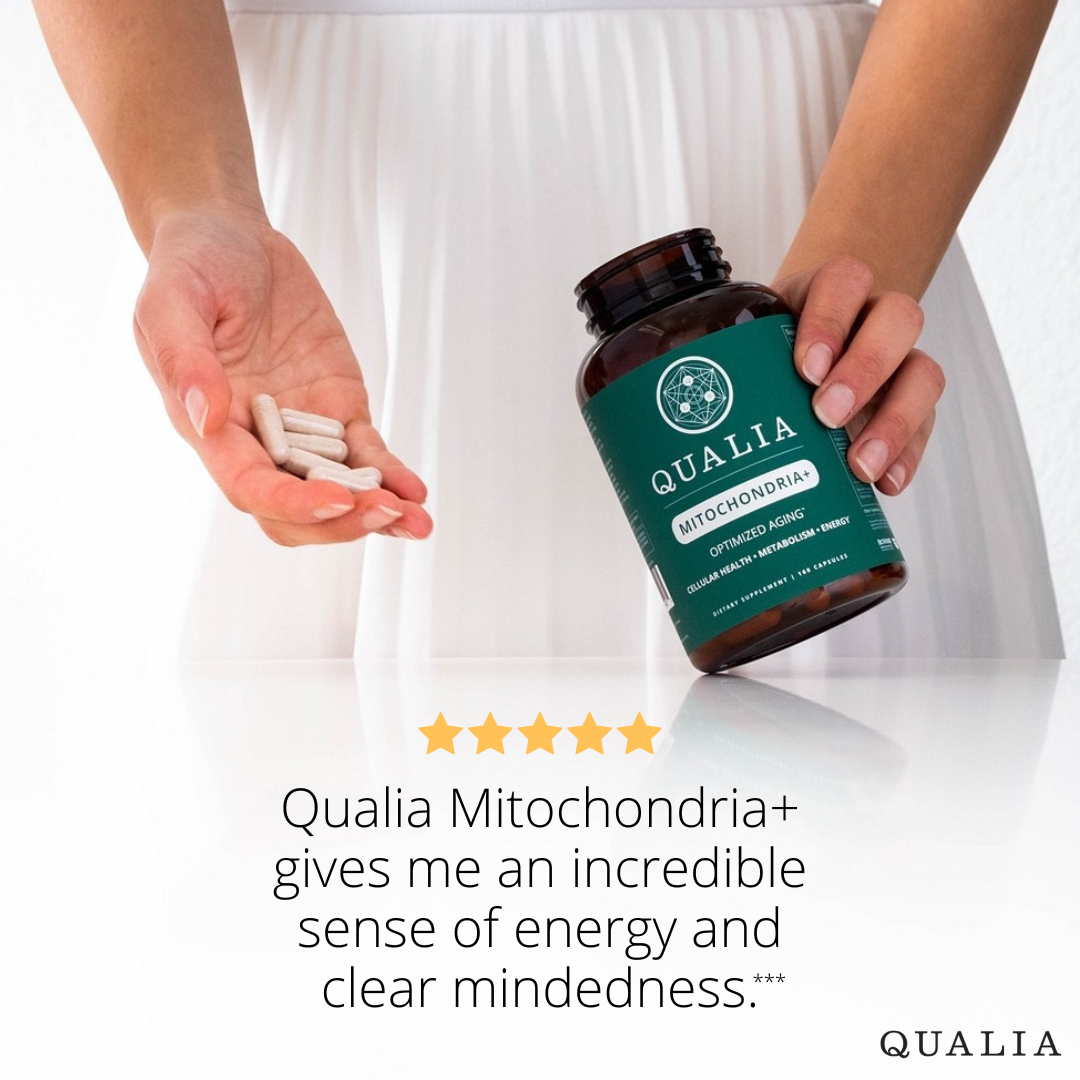 Qualia Mitochondria+ - Amplify Cellular Energy for Longevity