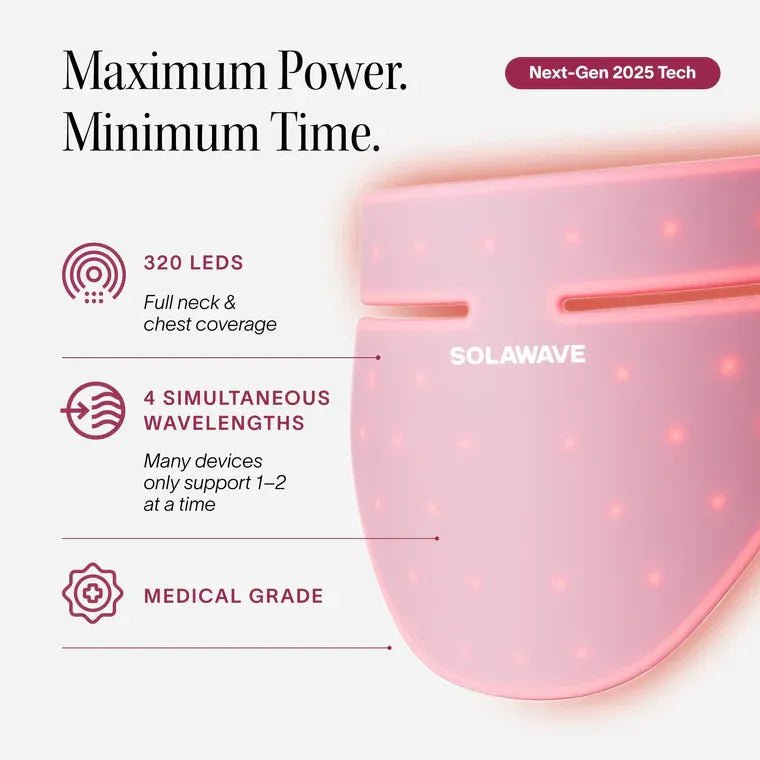 Solawave Neck & Chest Pro Light Therapy Mask