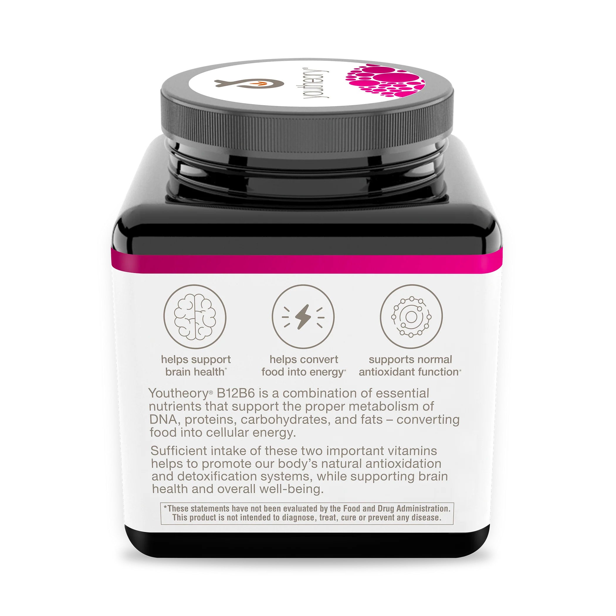 Youtheory® B12B6 Capsules Brain Health & Energy Support