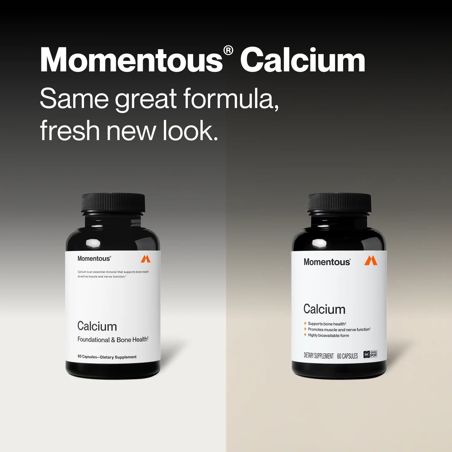 Momentous Calcium 250mg with DimaCal, Bone & Muscle Support | 60 Capsules