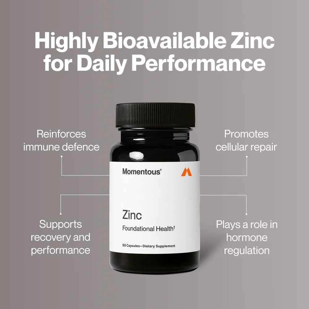 Momentous Zinc Picolinate 15 mg Capsules, Immune Support (60 Count)